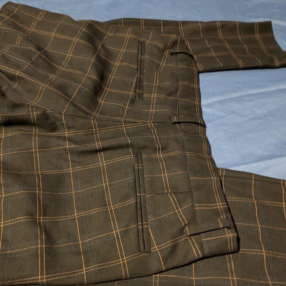 ASOS Men's Brown Plaid Dress Pants 30x30 - Picture 8 of 9